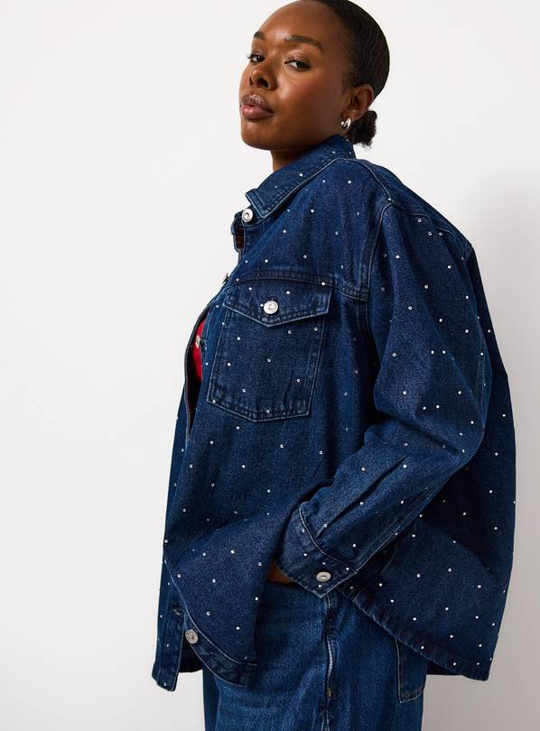 Dark Denim Eccentric Embellished Shirt 20